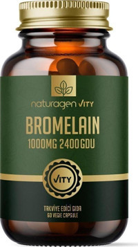 Naturagen Bromelain Aromasız Yetişkin Vitamin 60 Adet Kapsül
