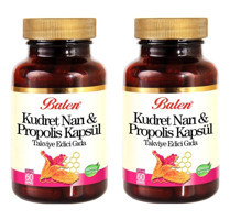 Balen Kudret Narı & Propolis Bitkisel Yetişkin Vitamin 2x60 Adet Kapsül