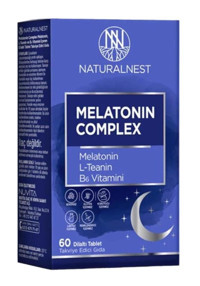 Naturalnest Melatonin Complex Aromasız Yetişkin Vitamin 60 Adet Tablet