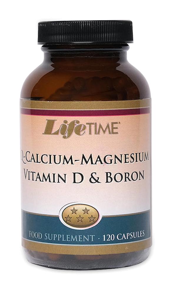 Lifetime Q-Calcium Magnesium Vitamin D & Boron Aromasız Yetişkin Vitamin 120 Adet Kapsül