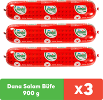 Pınar Sade Dana Macar Salam 3x900 gr