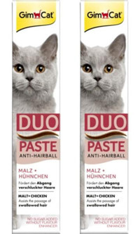 Gimcat Duo Paste Anti Hairball Multivitamin Tüy Yumağı Önleyici Yetişkin Kedi Vitamini Macun 2x50 gr