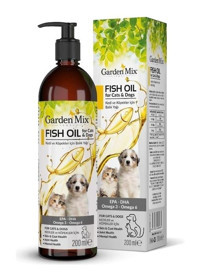 Garden Somon Yağı Bağışıklık Güçlendirici Kedi Vitamini Sıvı 200 gr