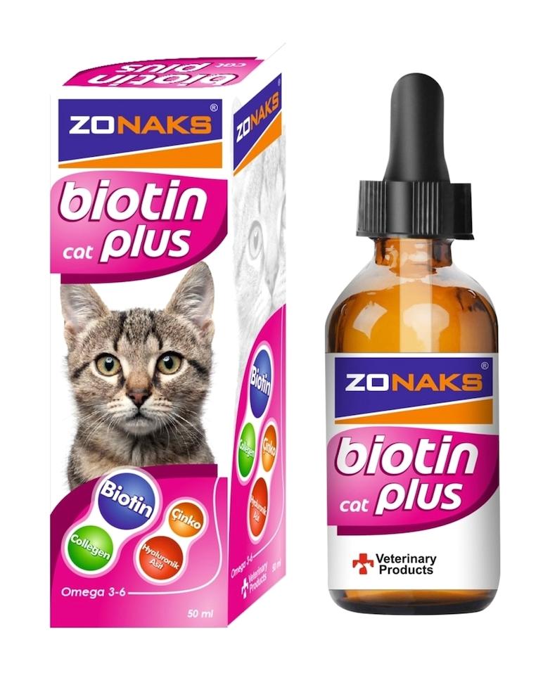 Zonaks Biotin Plus Multivitamin Tüy Dökme Yetişkin Kedi Vitamini Sıvı 50 gr