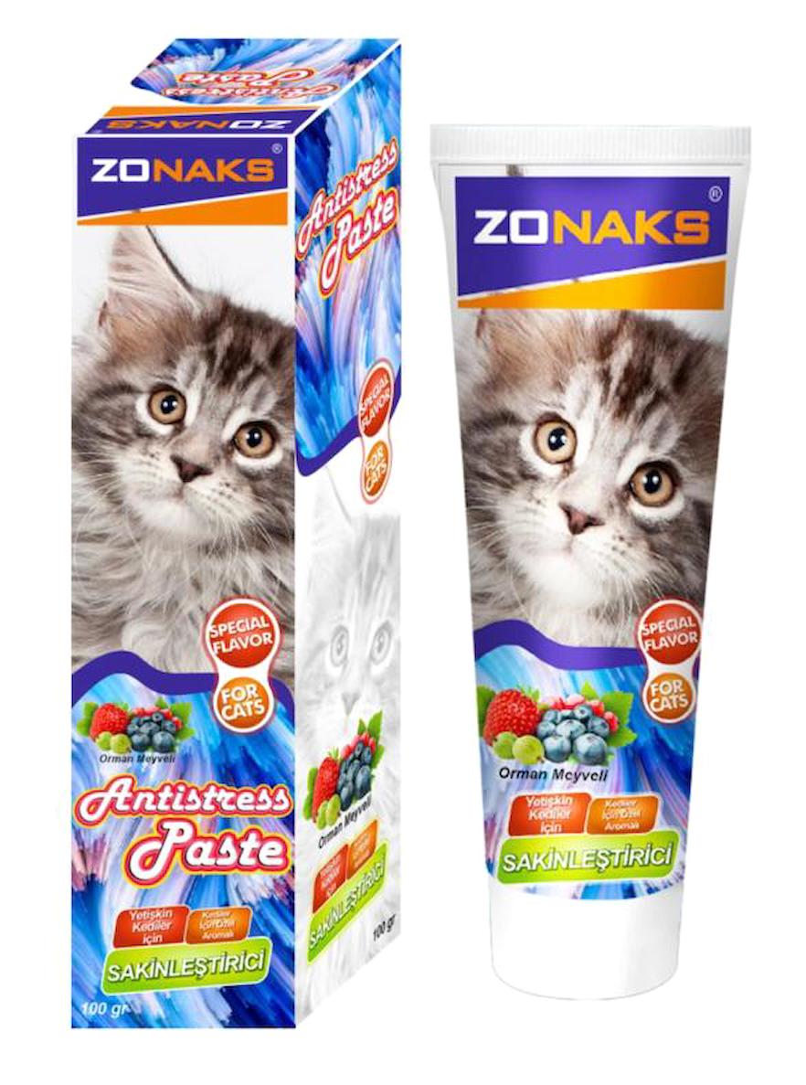 Zonaks Sakinleştirici Etki Yetişkin Kedi Vitamini Macun 100 gr