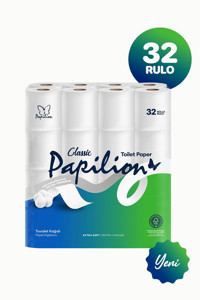 Papilion Classic 2 Katlı 32'li Rulo Tuvalet Kağıdı