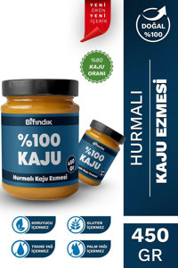 Bi Fındık Katkısız Hurmalı Kaju Ezmesi 450 gr