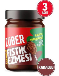 Züber Kakaolu Fıstık Ezmesi 3x315 gr