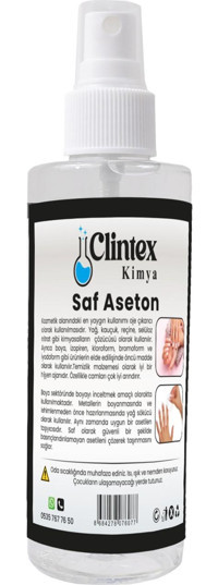 Clintex Kimya Pompalı Sprey Aseton 200 ml