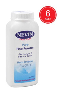 Nevin Skin Care Nem Önleyici Toz Bebek Pudrası 6x90 gr