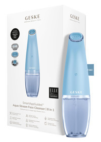 Geske Aqua-Stream Face Cleanser Şarjlı Vakumlu Buharlı Siyah Nokta Temizleme Aleti Mavi