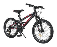 TommyBike Riven 20 Jant 21 Vites 5+ Yaş Siyah Çocuk Bisikleti