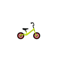 Bisan B-Bike 12 Jant Vitessiz 3+ Yaş Sarı Çocuk Bisikleti