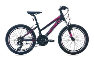 Carraro Force 201 20 Jant 21 Vites 5+ Yaş Pembe-Siyah Çocuk Bisikleti