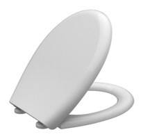 Visam Leylak 529-001 Yavaş Kapanan Beyaz Oval Klozet Kapağı