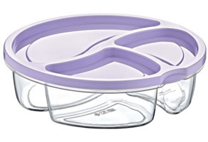 Royaleks MP-7049 Bölmeli Yuvarlak Plastik
