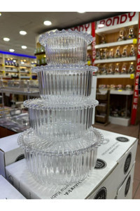 Kardelen Home Yuvarlak Akrilik 4'lü