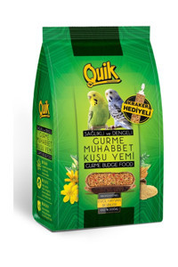 Quik Gurme Kabuklu Karışık Vitaminli Yetişkin - Yavru Kuş Yemi 500 gr
