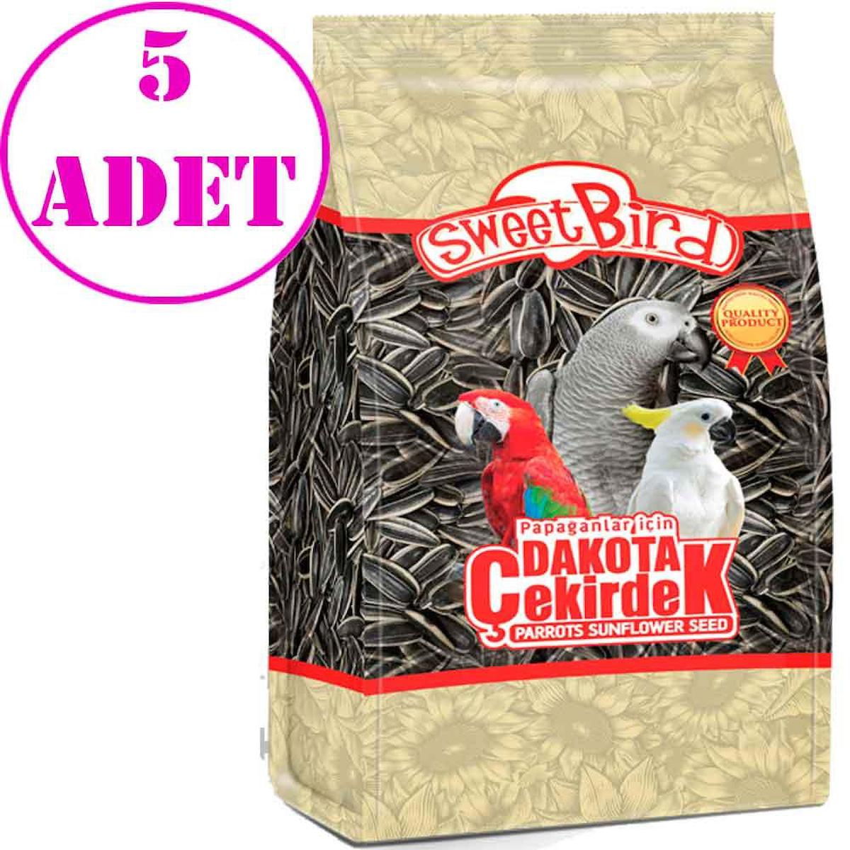 Sweet Bird Dakota Kabuklu Sade Yavru - Yetişkin Kuş Yemi 5 x 600 gr