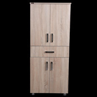 Bengi Ticaret 12684 4 Kapaklı 5 Raflı Çok Amaçlı Dolap Parlak Soho 150x56x35 cm