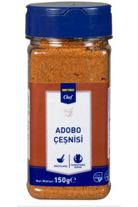Metro Chef Adobo Tatlı Tuzlu Organik Sarımsaklı Çeşni 150 gr