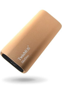 Twinmos EliteDrive 512 GB 2.5 inç USB Type C USB 3.2 Taşınabilir SSD Gold