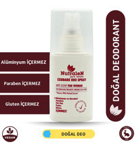 Nutralen Exudare Pudrasız Ter Önleyici Organik Antiperspirant Sprey Kadın Deodorant 50 ml