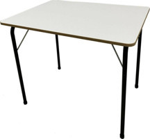 Moniev 70 cm x 50 cm Dikdörtgen Mdf Beyaz Kamp Masası