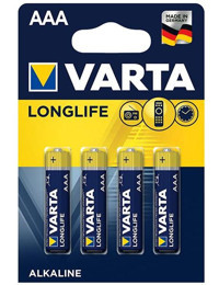 Varta 1.45 V Alkalin AAA / İnce Kalem Pil 4'lü