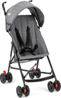 Rival Tokyo RV108 Katlanabilir 360 Derece Dönebilen Baston Bebek Arabası Gri