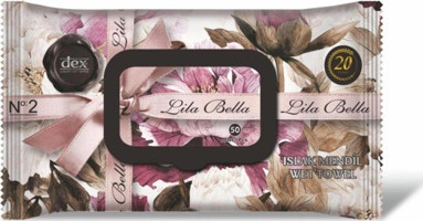 Dex Lila Bella 60 Yaprak Paket Islak Mendil
