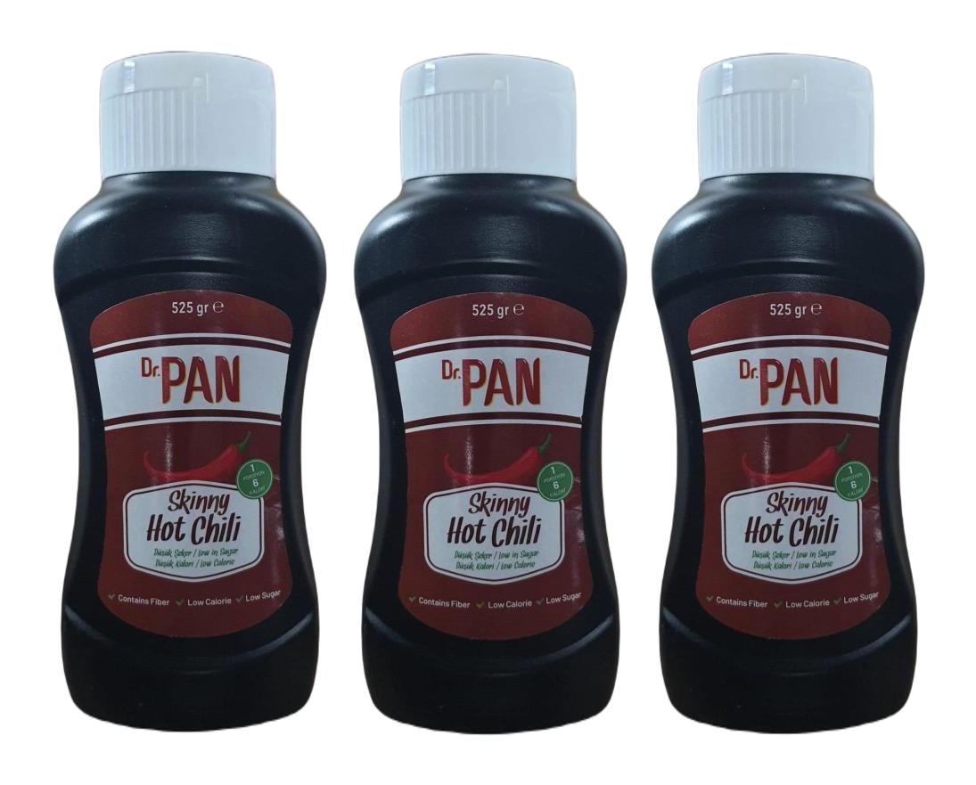 Dr. Pan Skinny 3x525 gr Hot Chili Sos