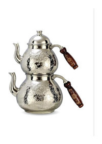 Damla Bakır Çaydanlık Bronz