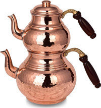 Cobper Premium Bakır Çaydanlık Bronz