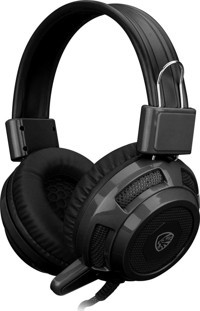 Hytech HY-G7 7.1 3.5 mm Gürültü Önleyici Mikrofonlu Kablolu Kulak Üstü Kulaklık Siyah