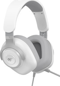 Havit H2230D 7.1 3.5 mm Gürültü Önleyici Mikrofonlu Kablolu Kulak Üstü Kulaklık Beyaz-Gri