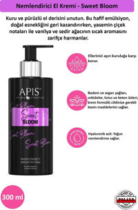 Apis Natural Cosmetics Sweet Bloom Shea Yağı Tüm Cilter El Kremi 300 ml