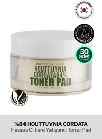 Derma Factory Houttuynia Cordata %84 Hassas Ciltler İçin Ped Tonik 150 ml