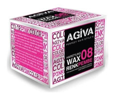 Agiva 08 Pembe Parlak Krem Orta Balmumu 120 gr Wax