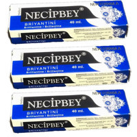 Necipbey Parlak Krem Sert Yağlı Formül 3x40 ml Briyantin
