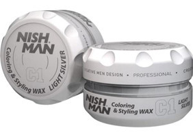 Nishman C1 Light Silver Doğal Krem Hafif Su Bazlı 100 ml Wax