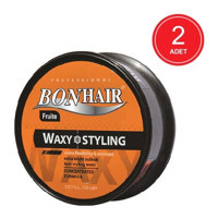 Bon Hair Fruite Parlak Krem Ekstra Sert Balmumu 2x150 ml Wax