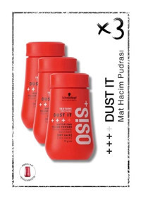 Schwarzkopf Dust IT Mat Pudra Sert Keratinli 3x10 gr Wax