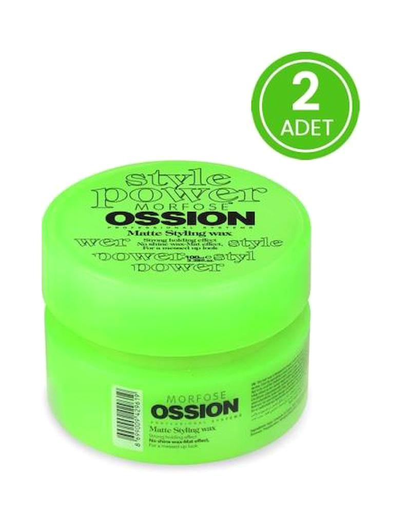 Ossion Matte Morfose Krem Orta 2x100 ml Wax
