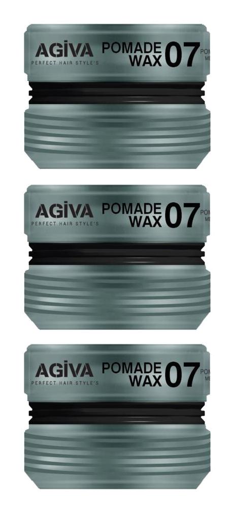 Agiva 07 grey Parlak Krem Ekstra Sert Hint Yağlı 3x175 ml Wax