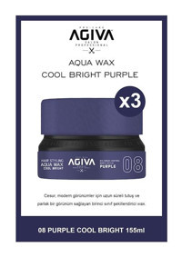 Agiva Aqua 08 Parlak Krem Hafif Hint Yağlı 3x155 ml Wax