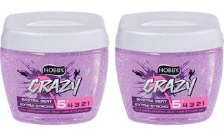 Hobby Crazy No:5 Islak Jel Ekstra Sert Su Bazlı 2x700 ml Jöle