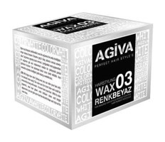 Agiva 03 White Parlak Krem Orta Balmumu 120 gr Wax