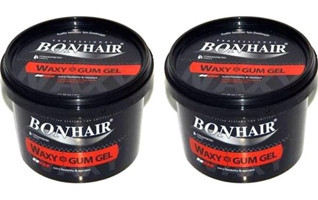 Bon Hair Waxy Gum Islak Jel Ekstra Sert Silikonlu 2x750 ml Wax