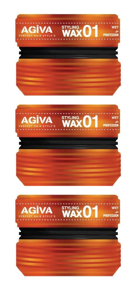 Agiva 01 Islak Krem Sert Keratinli 3x175 ml Wax